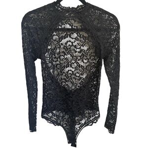 Victoria Secret Black Lace Bodysuit Small
Perfect used condition